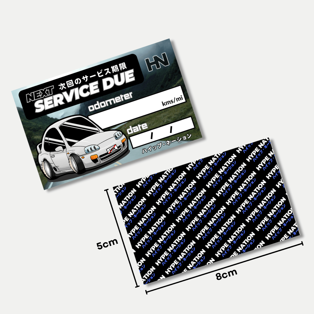 MK4 Service Sticker
