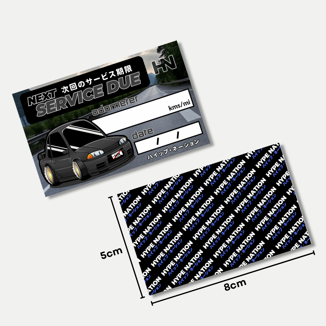 R32 GT-R Service Sticker