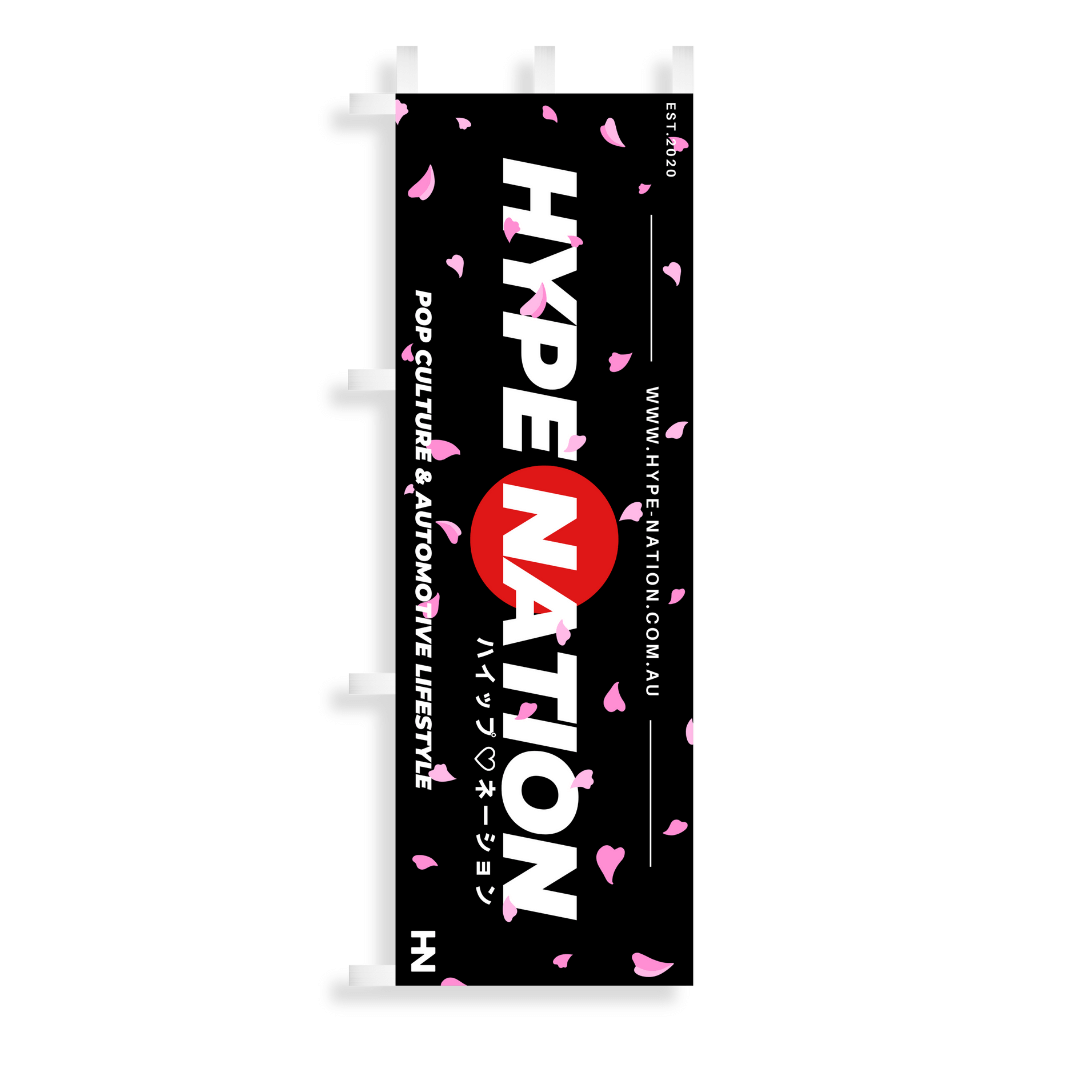 Blossom Petals Nobori Flag - Hype Nation