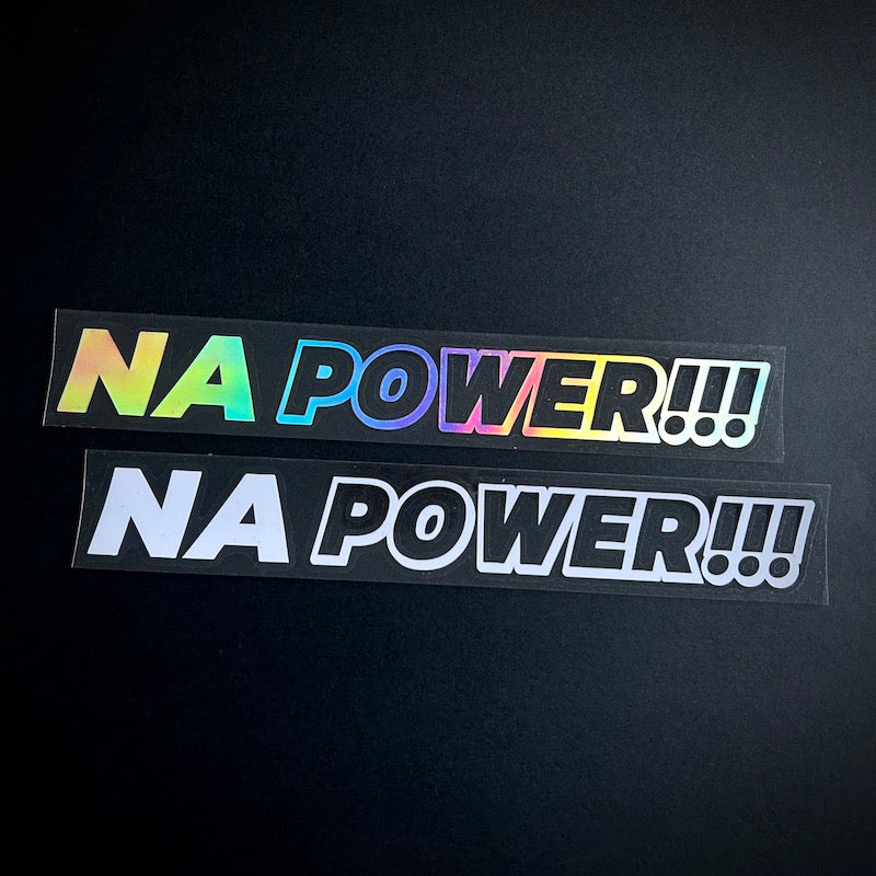 6. NA Power!!! - Die-Cut - Hype Nation