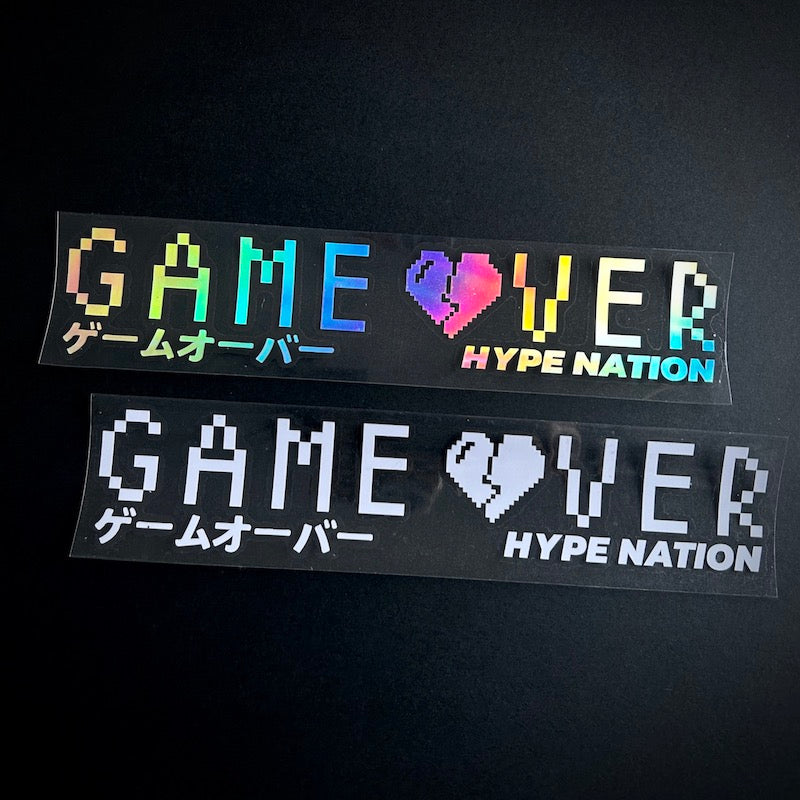 2. Game Over - Die-Cut - Hype Nation