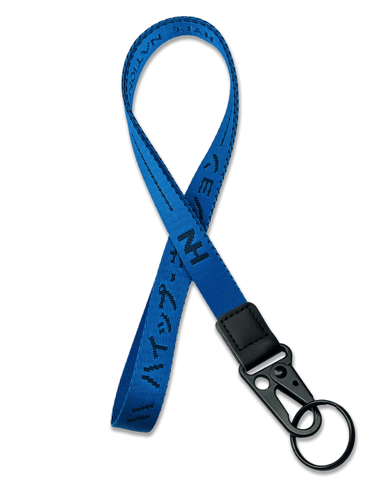Neptune Blue Lanyard - Hype Nation