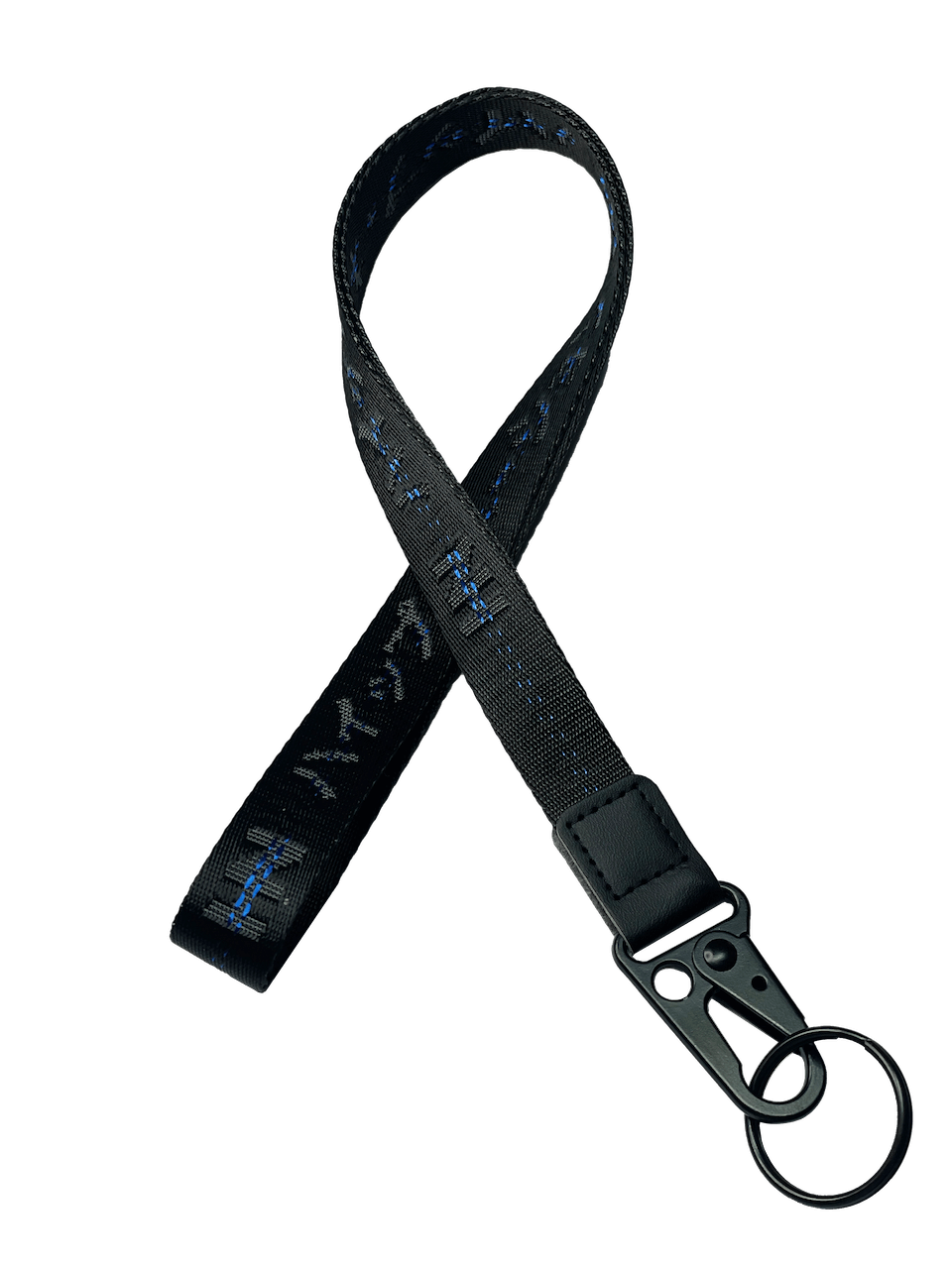 Sapphire Striped Lanyard - Hype Nation