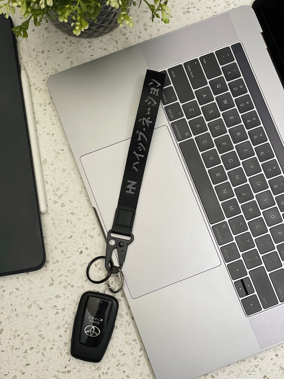 Classic Black Lanyard Keychain - Hype Nation