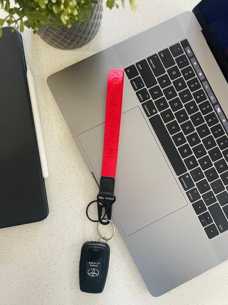 Imperial Red Lanyard Keychain - Hype Nation
