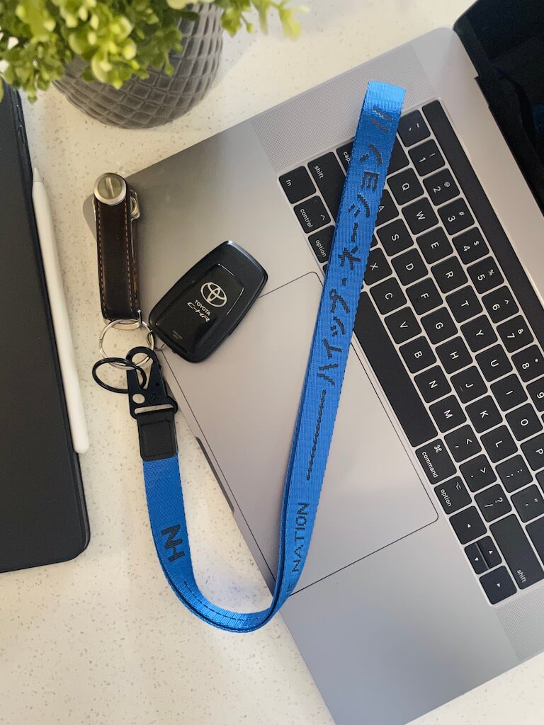 Neptune Blue Lanyard - Hype Nation