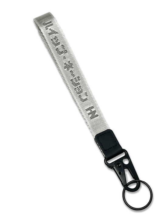 Ghost White Lanyard Keychain - Hype Nation