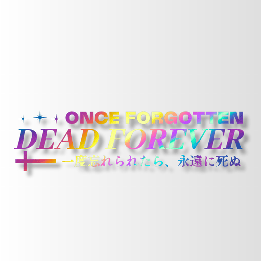 28. Once Forgotten, Dead Forever - Die-Cut - Hype Nation
