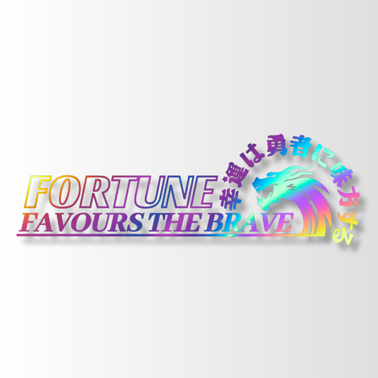 14. Fortune Favours The Brave - Die-Cut