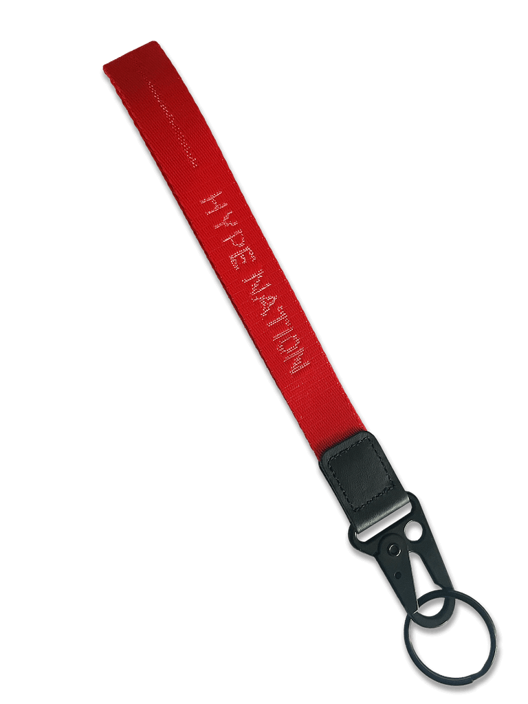 Imperial Red Lanyard Keychain - Hype Nation