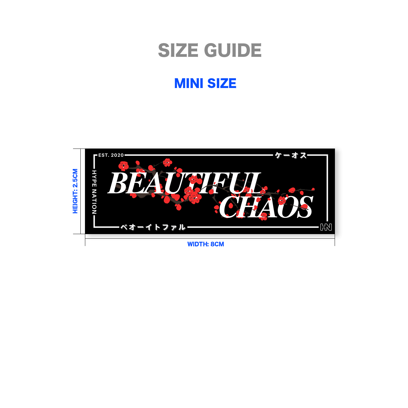 Beautiful Chaos - Slap Sticker - Hype Nation