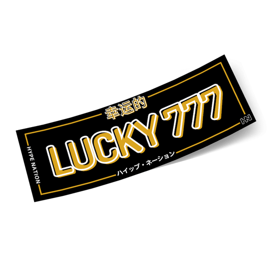 Lucky 777 - Slap Sticker - Hype Nation