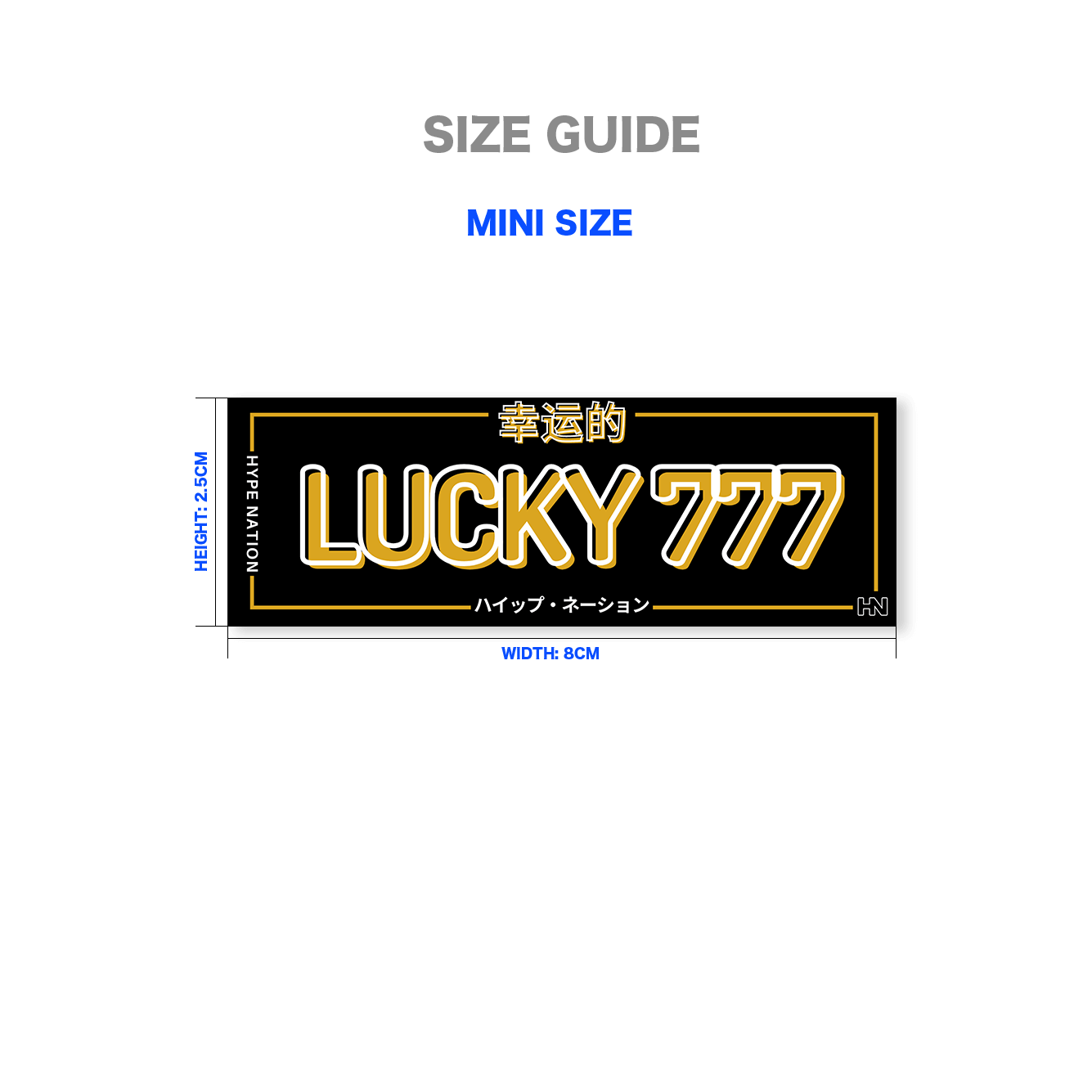 Lucky 777 - Slap Sticker - Hype Nation