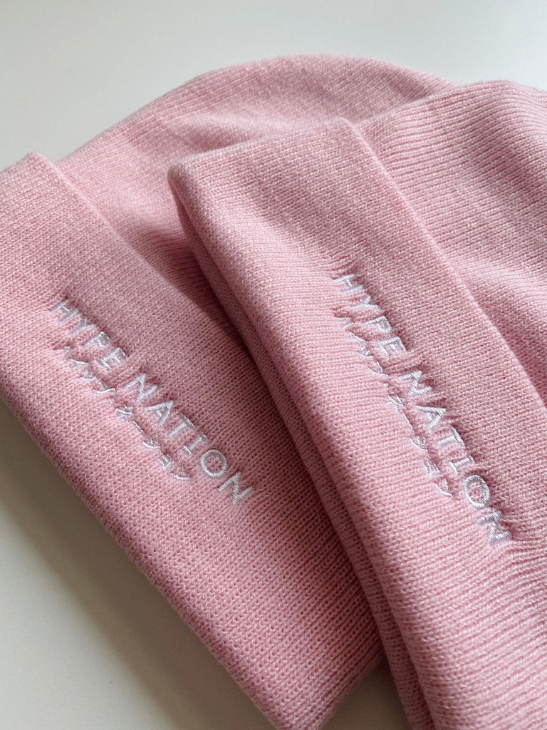 Hype Nation Beanie - Pink - Hype Nation